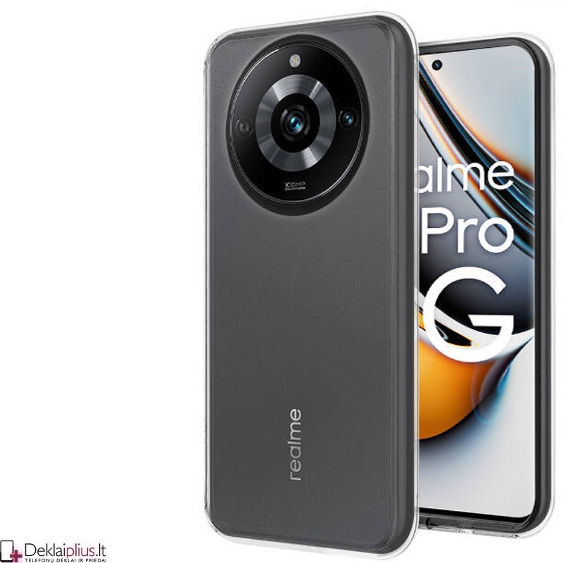Silikoninis ploniausias dėklas - permatomas (Realme 11 Pro 5G/11 Pro Plus) Silikoninis ploniausias dėklas - permatomas (Realme 11 Pro 5G/11 Pro Plus)